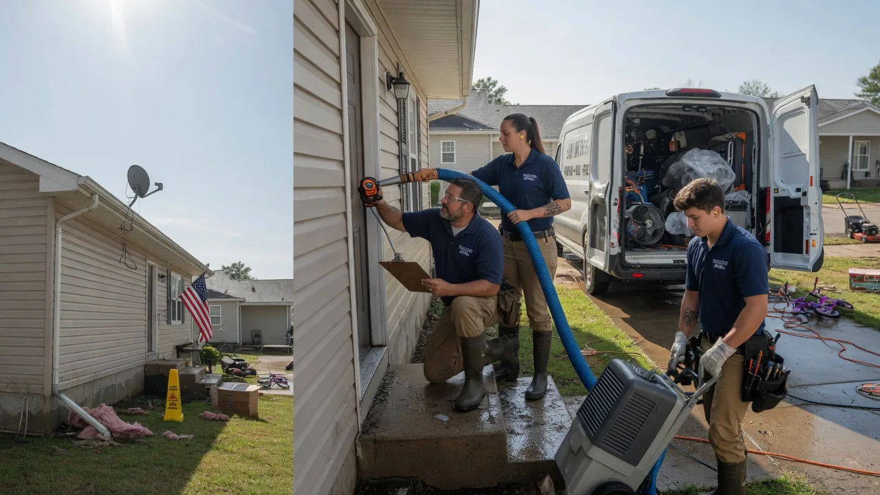 Ceiling Water Damage Restoration in Kinsale, VA near me
